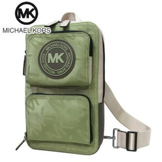 マイケルコース(Michael Kors)のマイケルコース ボディバッグ 37F2LKNM2O LT SAGE メンズ(ボディーバッグ)