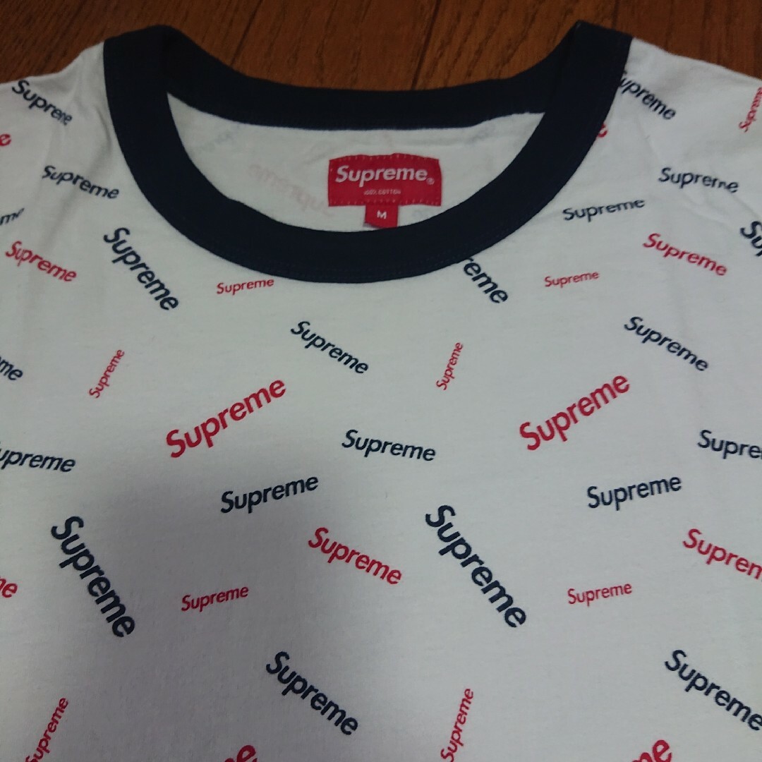 Supreme Scatter Ringer TEE (ホワイトM)