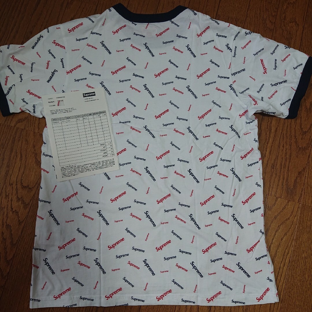 Supreme Scatter Ringer TEE (ホワイトM)