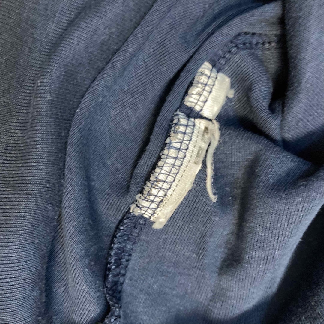 UNIQLO(ユニクロ)のUNIQLO ユニクロ 半袖 無地 ネイビー カットソー Tシャツ Mサイズ レディースのトップス(Tシャツ(半袖/袖なし))の商品写真