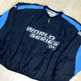 マジェスティック(Majestic)のMLB 2001年 ワールドシリーズ 裏地メッシュ　ナイロンプルオーバー(ブルゾン)