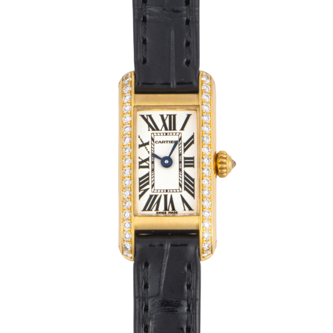 CARTIER カルティエ タンクアロンジェ WB300551 ベゼルダイヤ 1