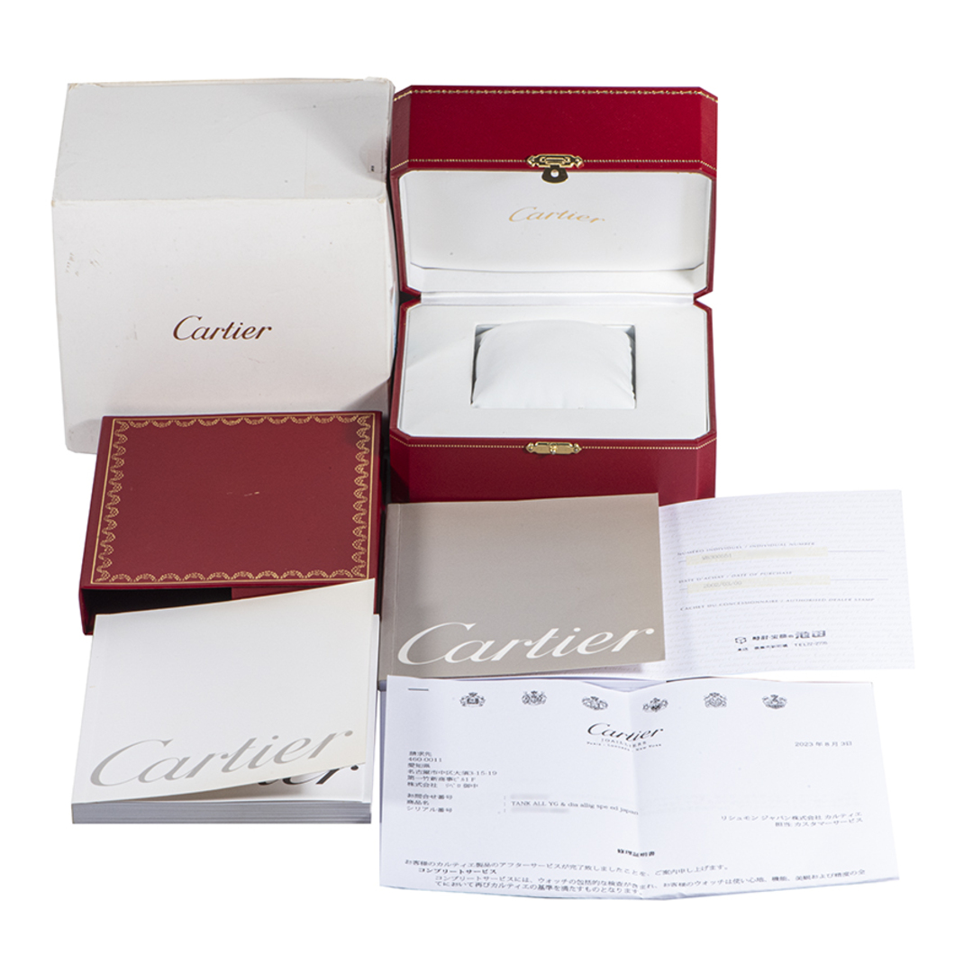 CARTIER カルティエ タンクアロンジェ WB300551 ベゼルダイヤ 3