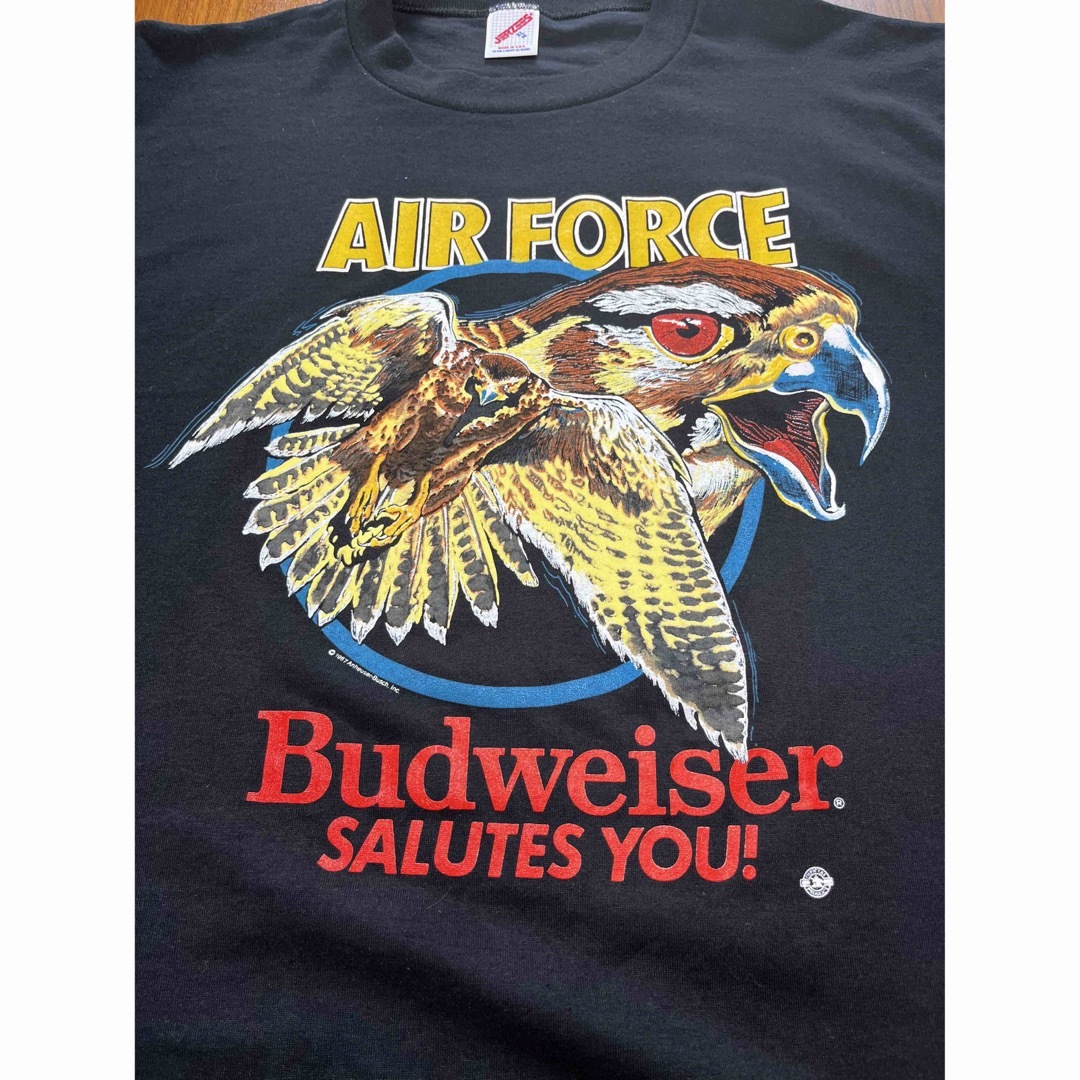 美品！90's vintage Budweiser U.S AIR FORCE