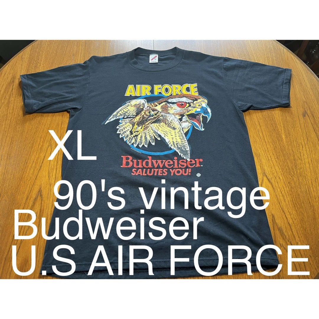 美品！90's vintage Budweiser U.S AIR FORCE