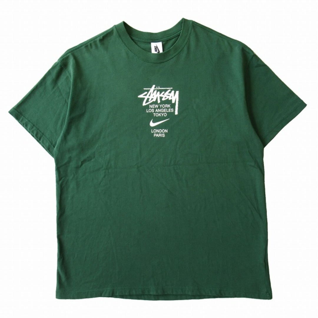 美品 20AW ナイキ NIKE × ステューシー STUSSY Tシャツ L