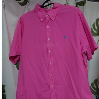 ラルフローレン(Ralph Lauren)のラルフローレンピンクシャツXL185/104A RALPH LAUREN(シャツ)