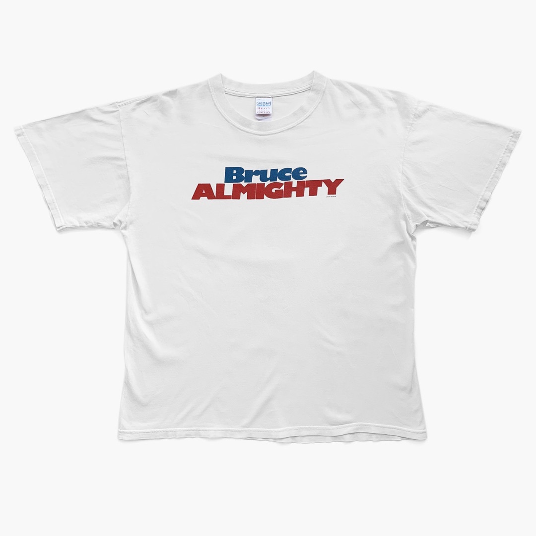 ジム・キャリー主演｜00sヴィンテージ Bruce Almighty Tシャツ | フリマアプリ ラクマ