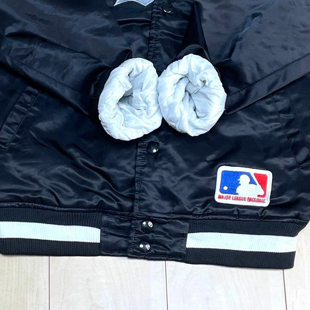 Majestic   MLB Brooklyn Dodgers ナイロンスタジャン サテン 中綿 Mの