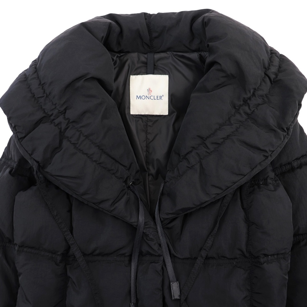 モンクレール コッパ COPPA ショールカラー ナイロンダウンジャケット レディース 黒 0 MONCLER