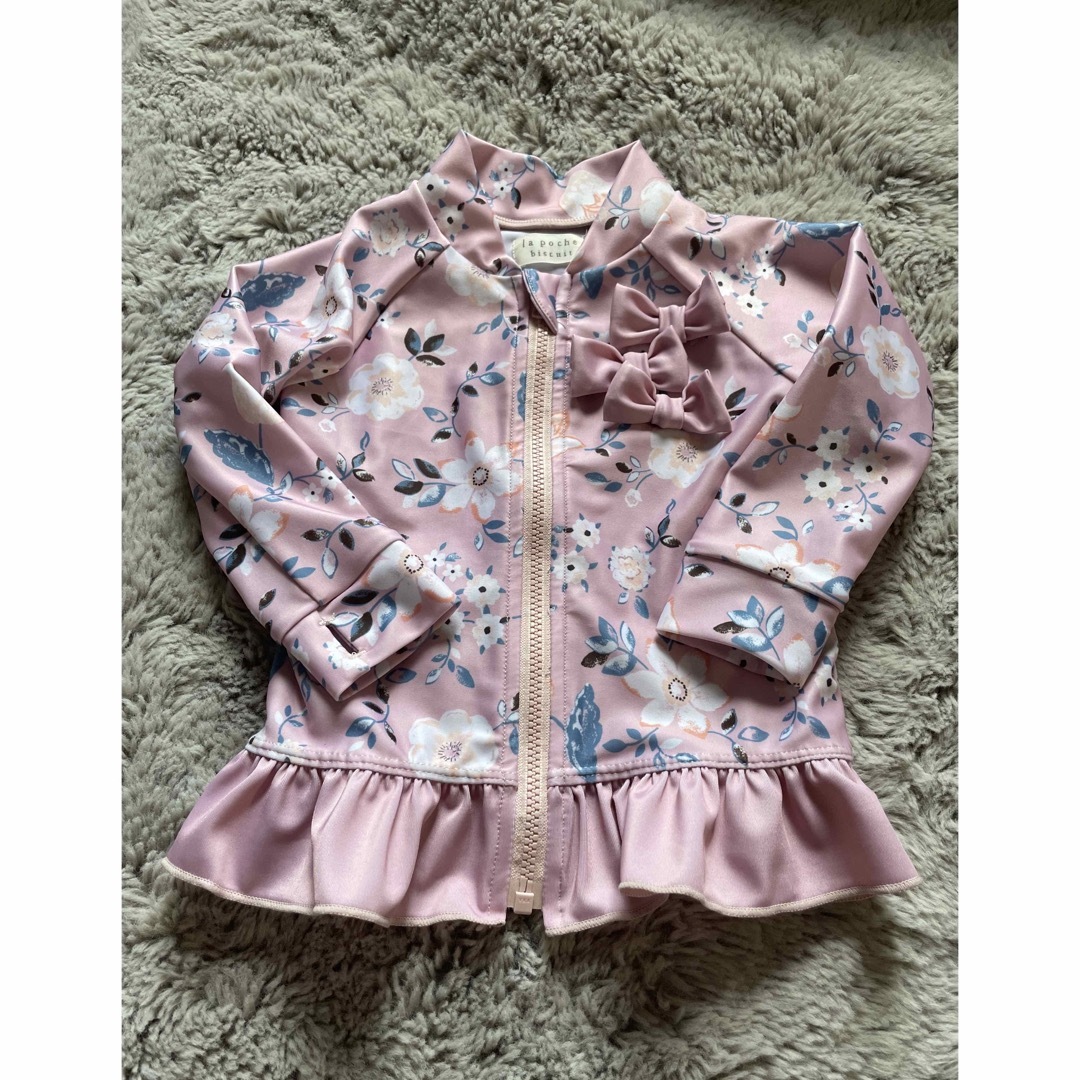 la poche biscuit(ラポシェビスキュイ)のla poche biscuit  ラッシュガード キッズ/ベビー/マタニティのキッズ服女の子用(90cm~)(水着)の商品写真