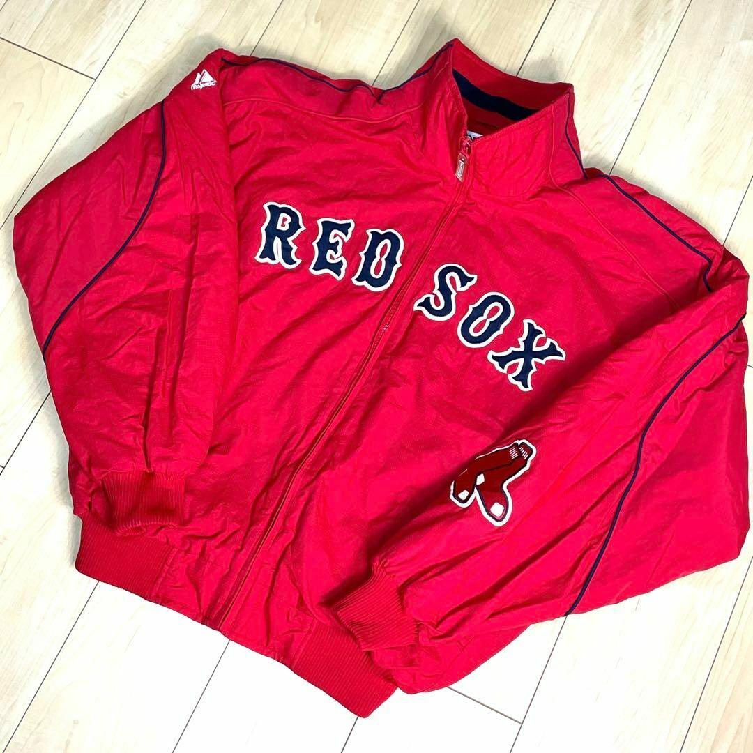 MLB レッドソックス ベースボールジャケット 裏起毛 中綿 サイズM