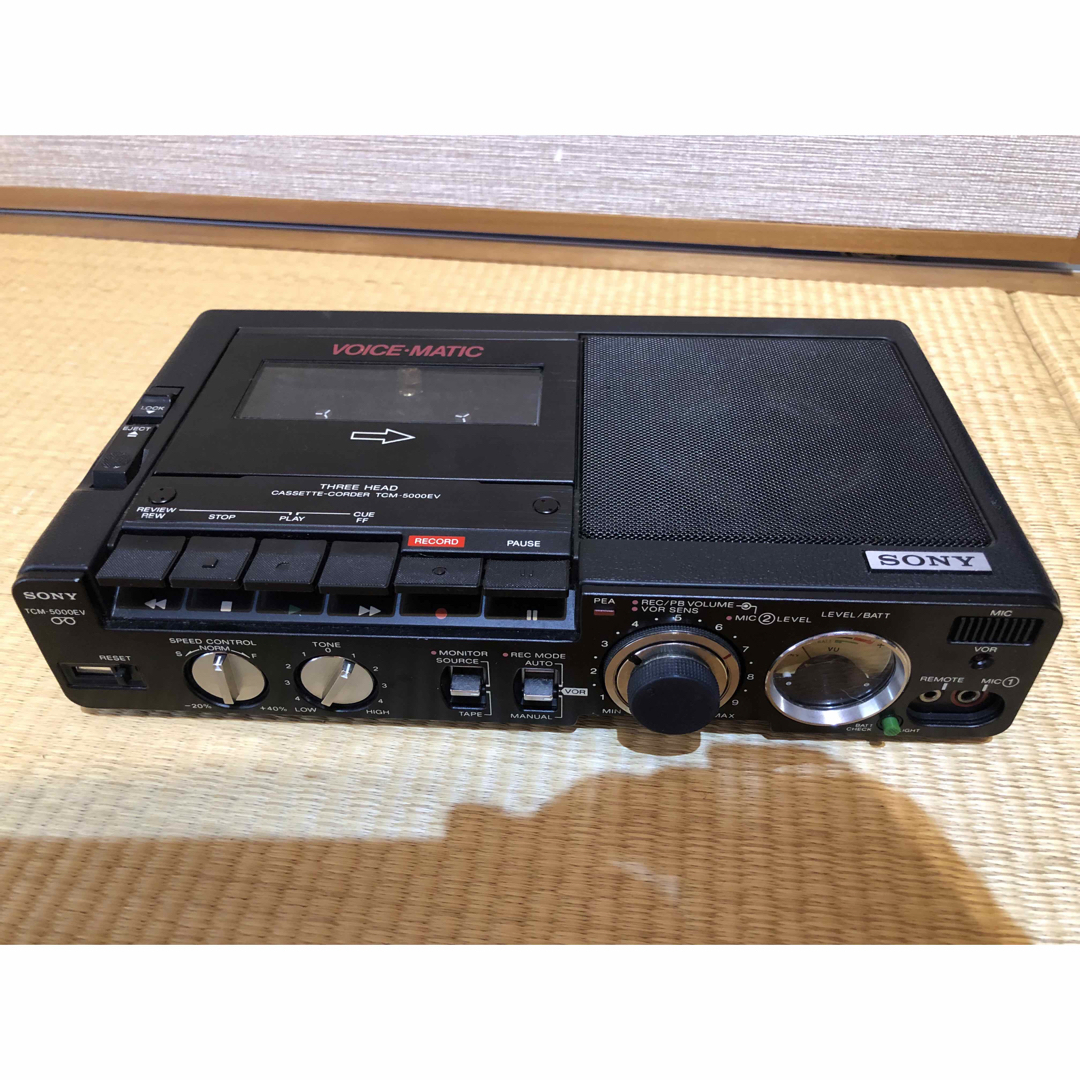 (稀少品) SONY カセットデンスケ TCM-5000EV ①