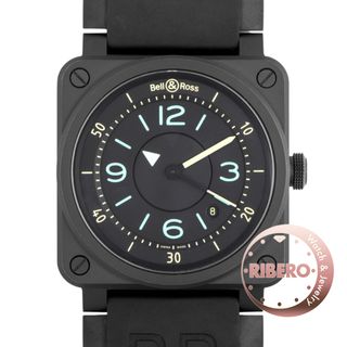 ベルアンドロス(Bell & Ross)のBell＆Ross ベル＆ロス BR03-92 BI-COMPASS BR0392-IDC-CE/SRB コンパス【中古】(腕時計(アナログ))