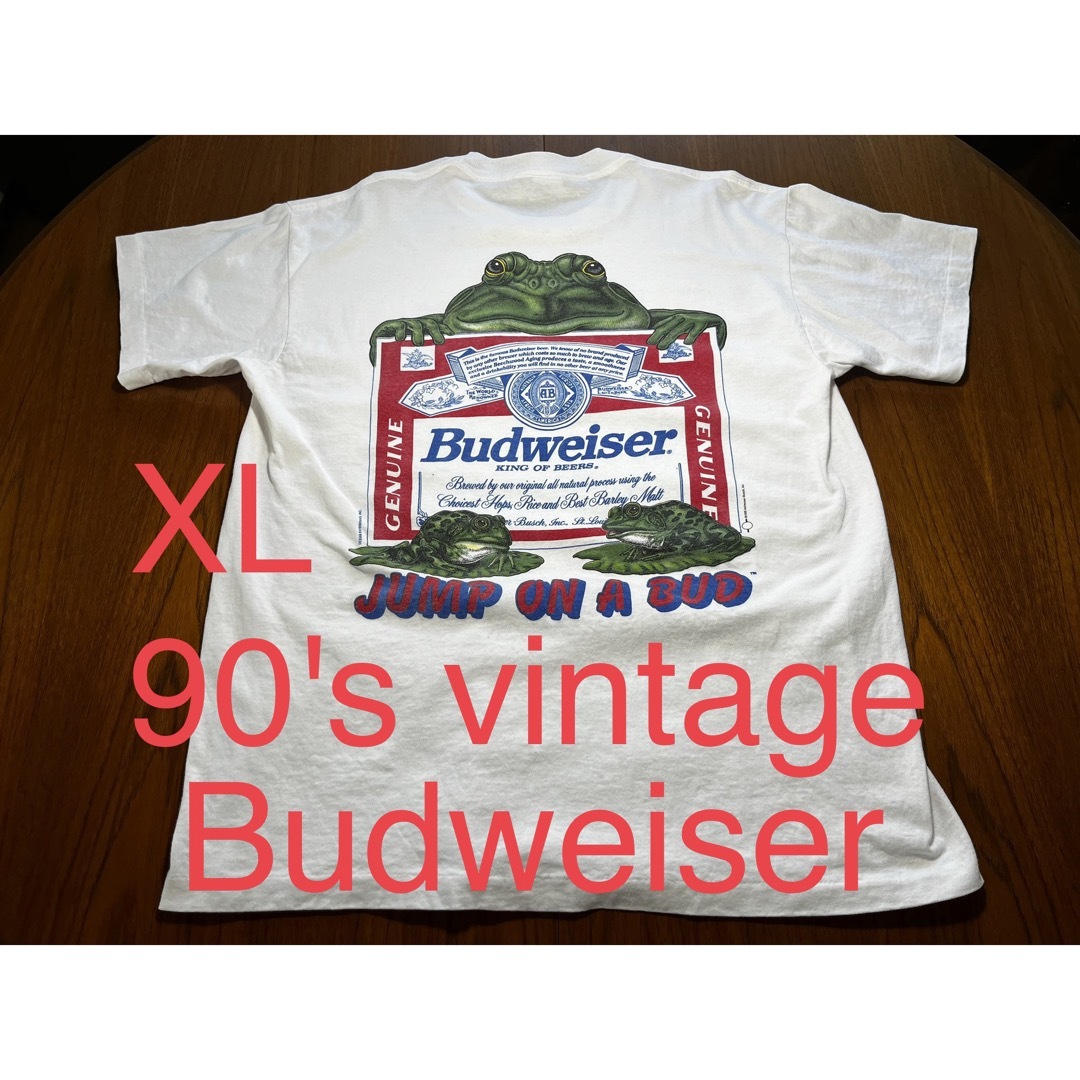 90's vintage Tシャツ　Budweiser Marlboro