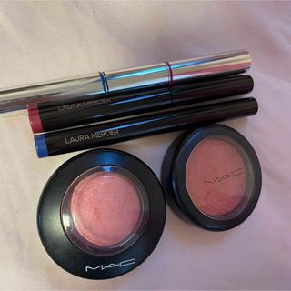 ローラメルシエ(laura mercier)のマスカラ　チーク　アイカラー　MAC ローラメルシェ　RMK(チーク)