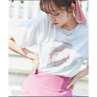 プロポーションボディドレッシング(PROPORTION BODY DRESSING)のフォトプリントＴシャツ(Tシャツ/カットソー(半袖/袖なし))