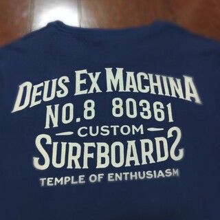 デウスエクスマキナ(Deus ex Machina)のDEUS BANKS TES Tシャツ　XS　ネイビー(Tシャツ/カットソー(半袖/袖なし))