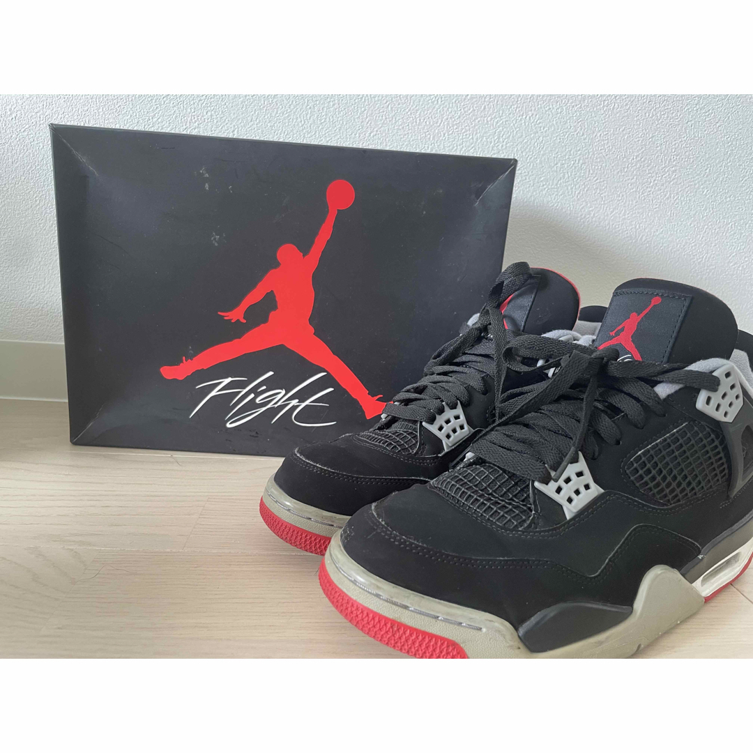 Nike Air Jordan 4 Bred 27cm 美　即発送