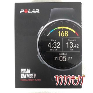 POLAR - 【未使用】ポラール GPS プロマルチスポーツウォッチ Vantage V HR心拍センサー付き サイズM-L ブラック 90069633 腕時計 スマートウォッチ