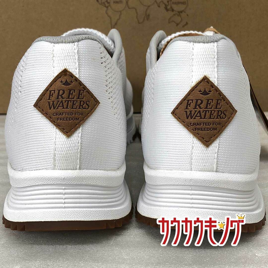 【未使用】フリーウォータース freewaters Tall Boy Trainer Knit スニーカー 29cm ホワイト メンズ シューズ 5