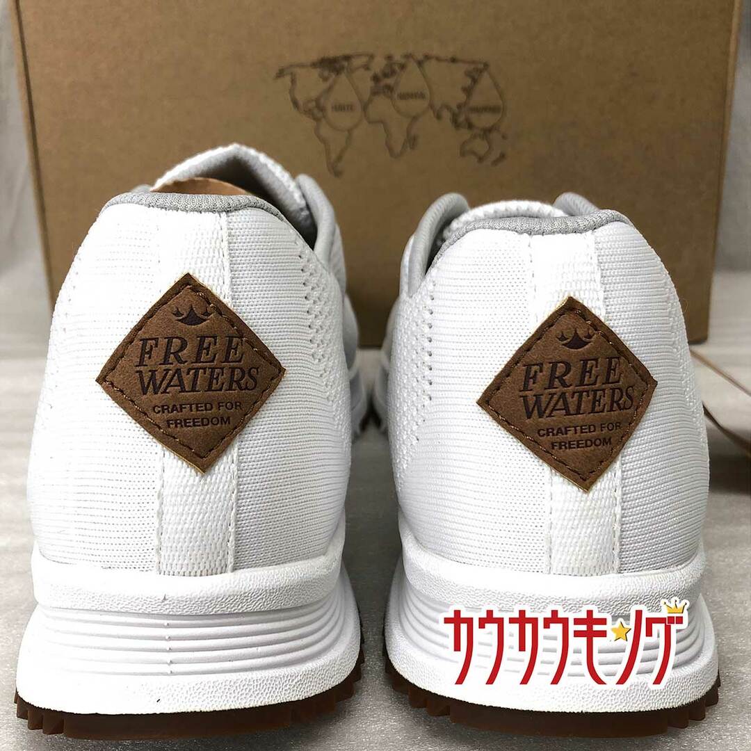 【未使用】フリーウォータース freewaters Tall Boy Trainer Knit スニーカー 28cm ホワイト メンズ シューズ メンズの靴/シューズ(その他)の商品写真