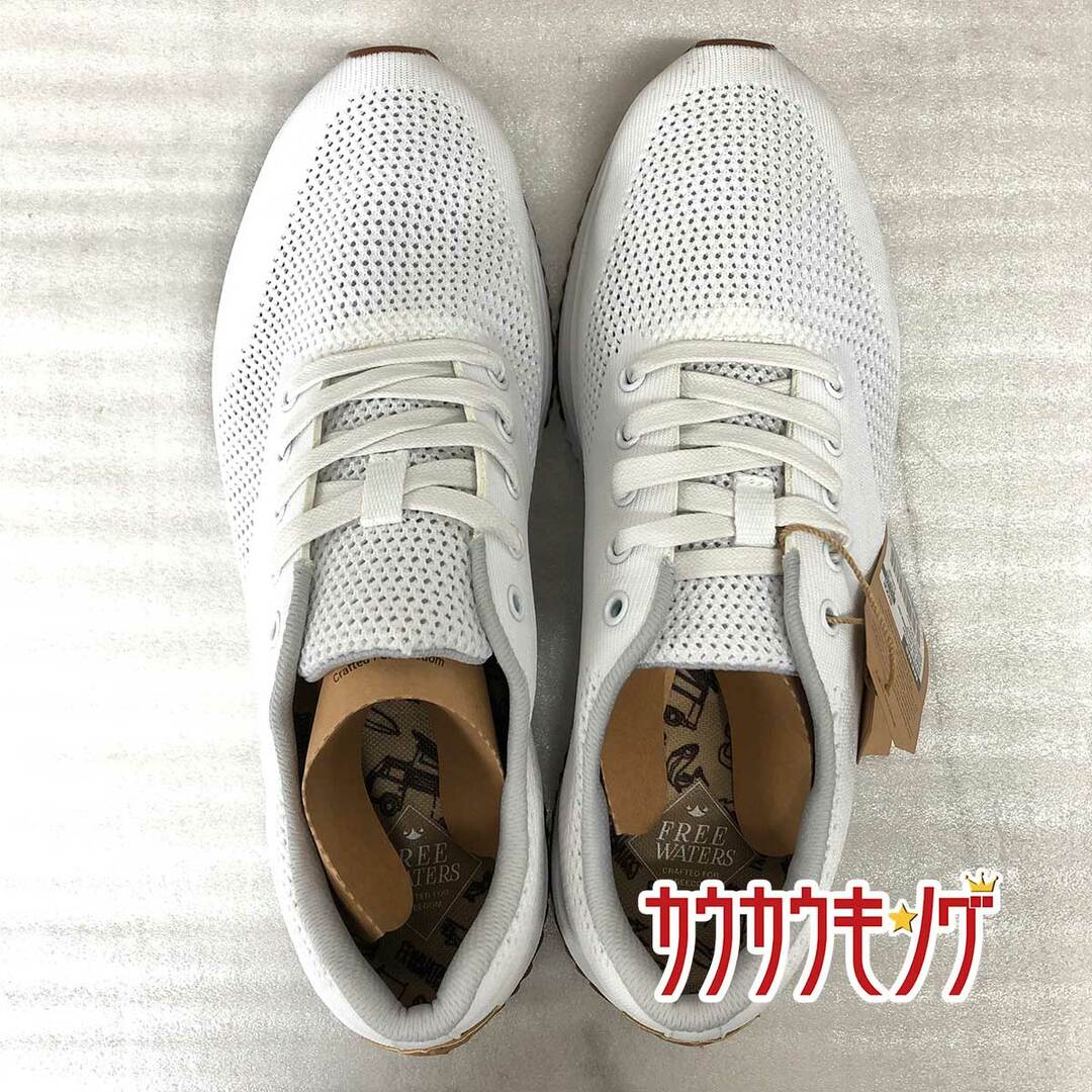 【未使用】フリーウォータース freewaters Tall Boy Trainer Knit スニーカー 28cm ホワイト メンズ シューズ メンズの靴/シューズ(その他)の商品写真