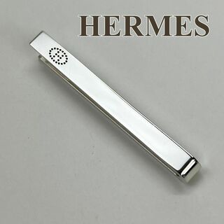 Hermes - エルメス HERMES ネクタイピン タイピン エブリン シルバー