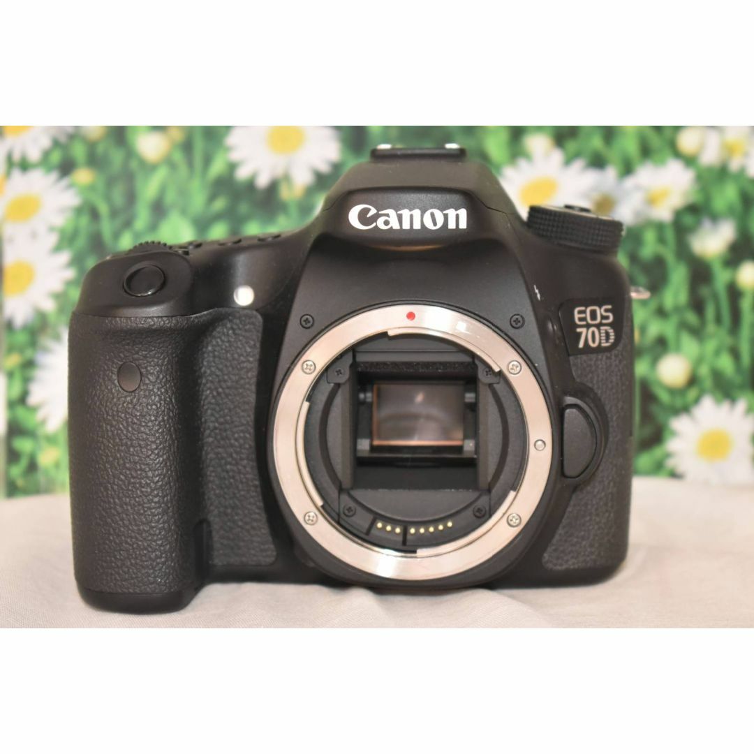 割り引き Canon EOS 70D ダブルセット☆高速連写のWiFi搭載機☆3952