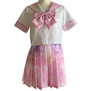 クリアストーン(CLEARSTONE)の【新品未使用】ネオグラフィックセーラー服Heavenly flash（空柄） (衣装一式)