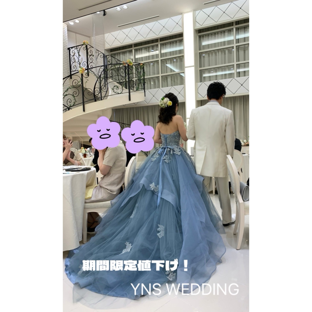 YNSWEDDING yns カラードレス　ウエディングドレスレディース