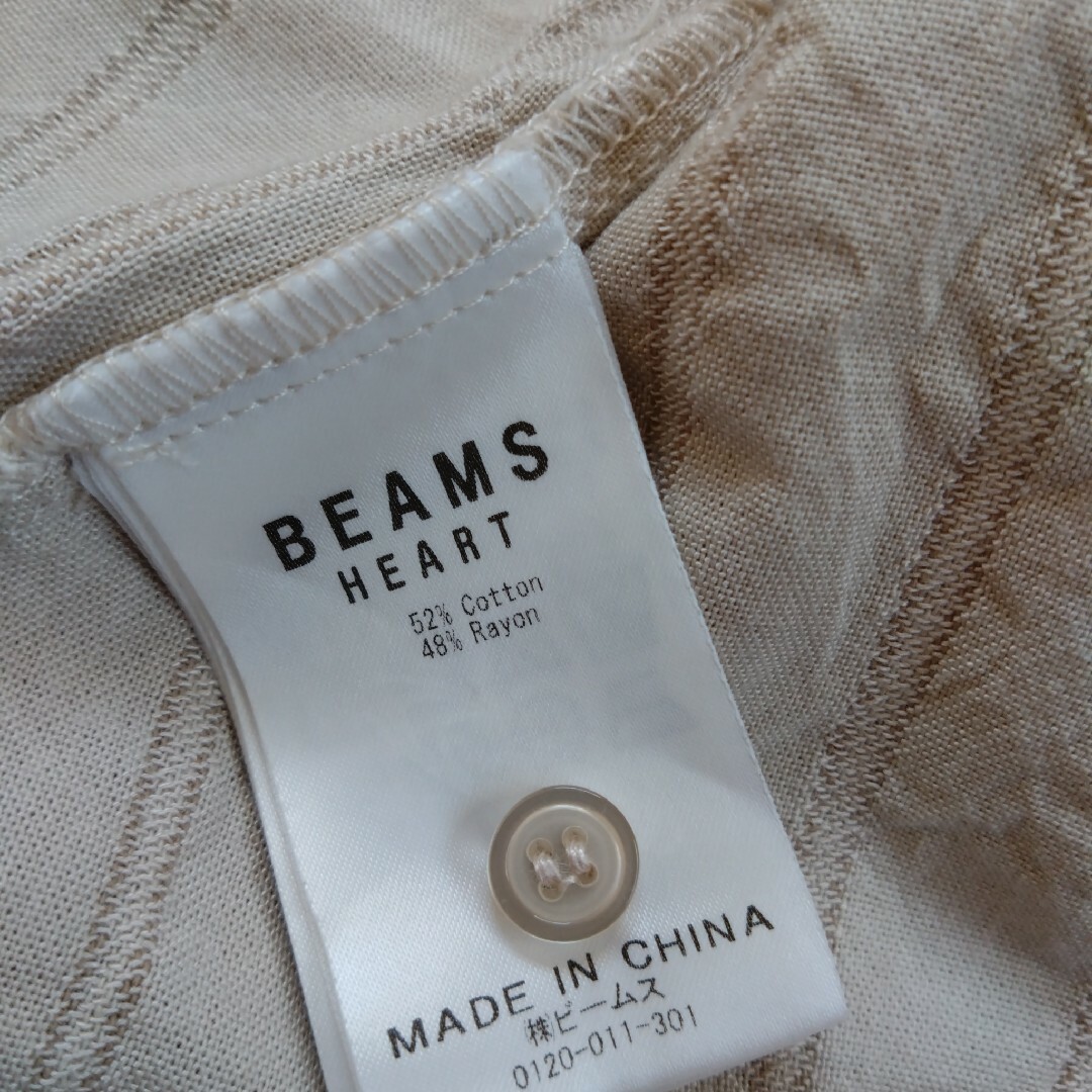 BEAMS(ビームス)のBEAMS HEART / 先染めストライプ ロングシャツ レディースのワンピース(ひざ丈ワンピース)の商品写真