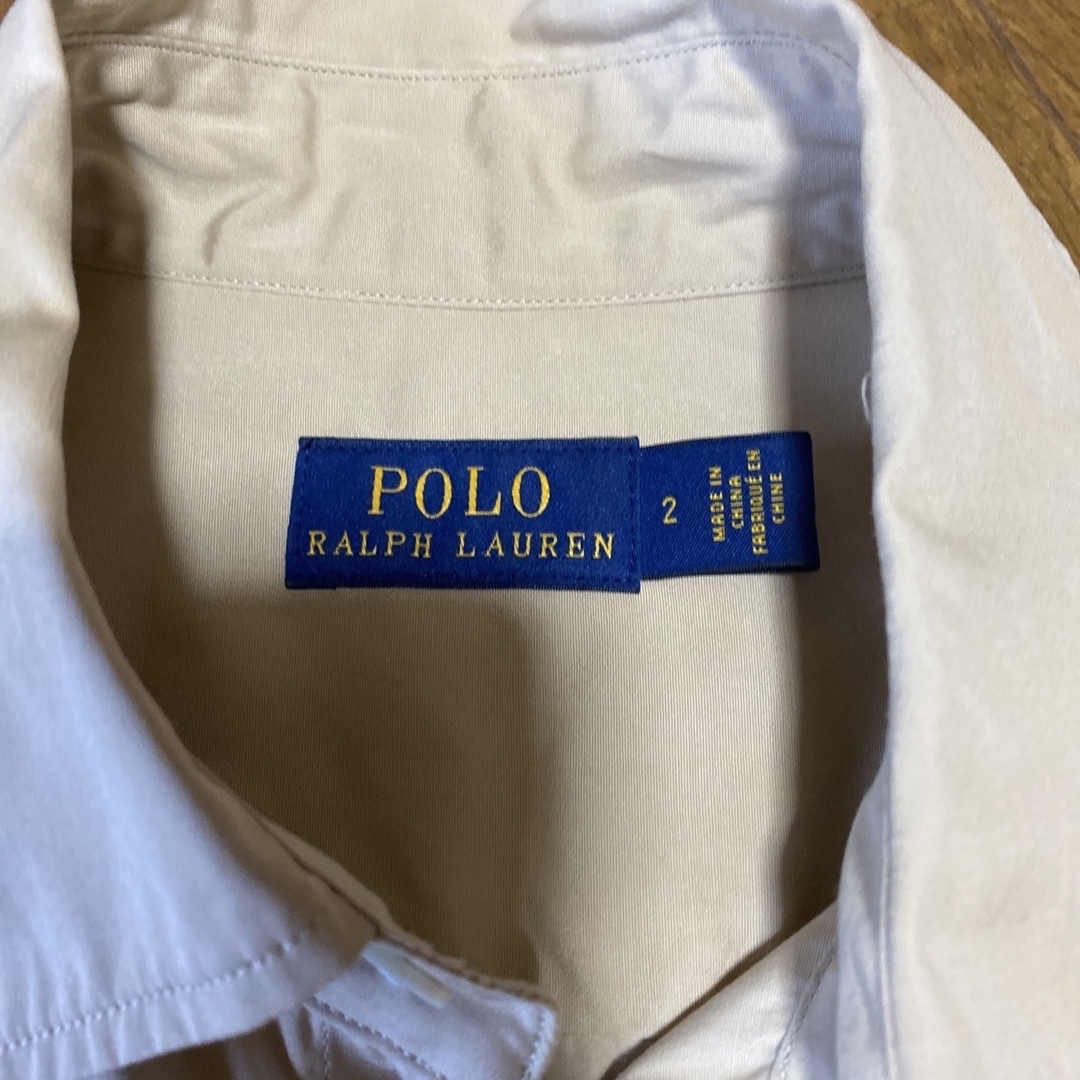 POLO RALPH LAUREN(ポロラルフローレン)のずんころ様専用★ベルテッド  ティアード  コットンシャツドレス ワンピース 2 レディースのワンピース(ロングワンピース/マキシワンピース)の商品写真