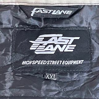 FAST LINE レーシングジャケット 肘パッド付 企業ロゴ サイズL