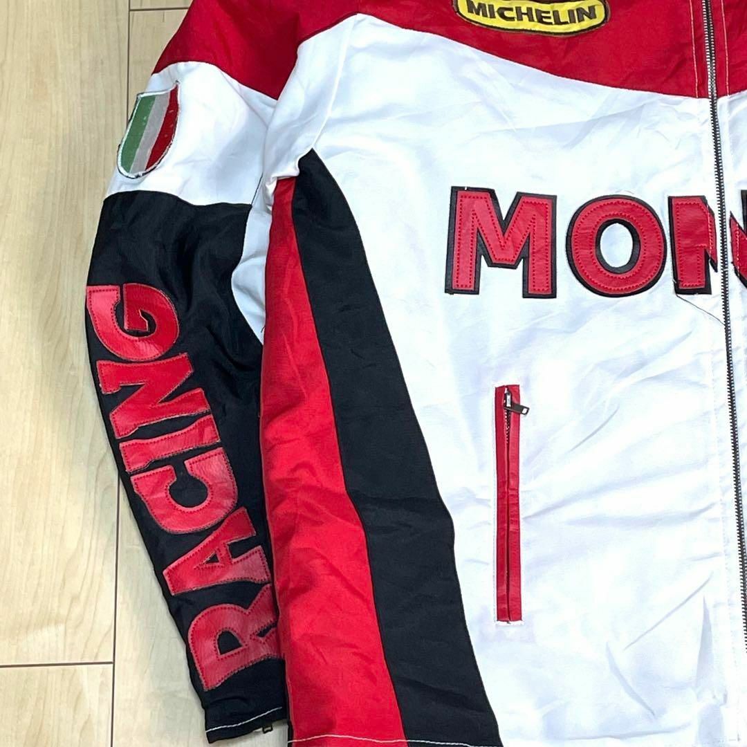 格安ショップ SUZUKA RALLY レーシングジャケット MONZA 中綿 企業ロゴ刺繍 メンズ