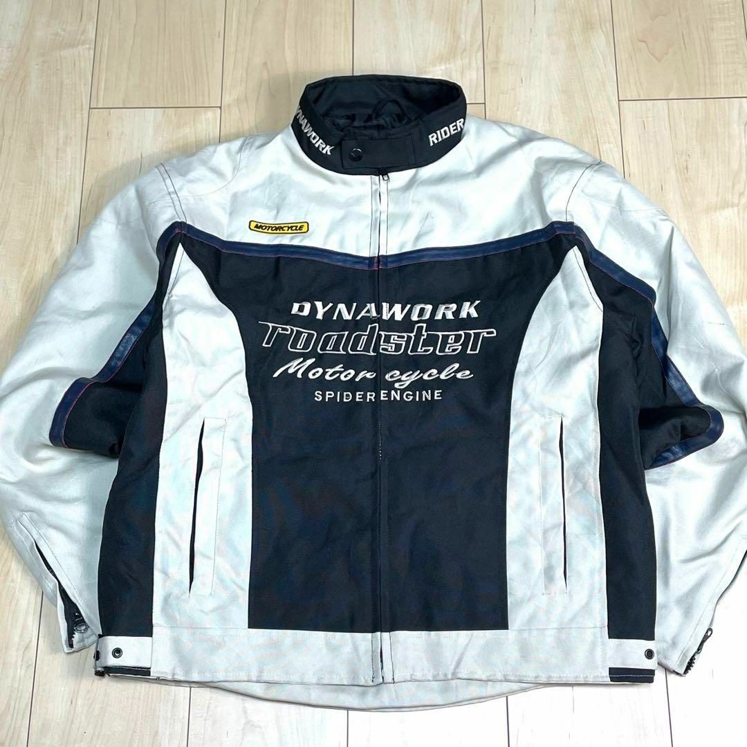 DYNAWORK レーシングジャケット 企業ロゴ刺繍 中綿 サイズL相当 DYNAWORK レーシングジャケット 企業ロゴ刺繍 中綿 サイズL相当