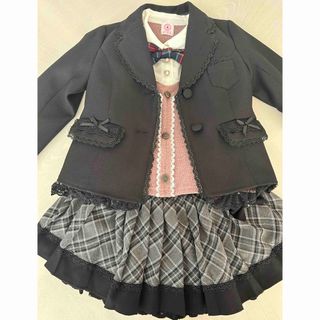 卒園、入学 axes femme KIDS女の子用スーツ