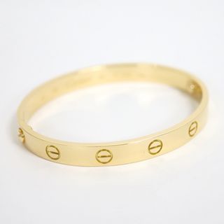 カルティエ(Cartier)の【Cartier】カルティエ ラブブレスレット オープンバングル 750YG 28.8g 60081963 FL3982/tg1290(ブレスレット/バングル)