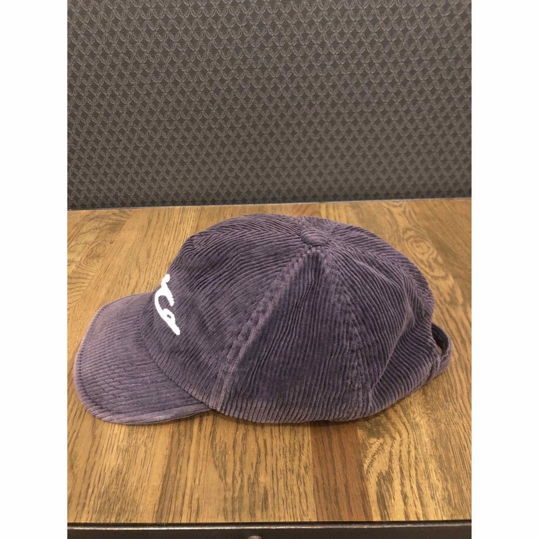 コーデュロイ　キャップ　ネイビー メンズの帽子(キャップ)の商品写真