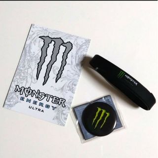 モンスターエナジー(Monster Energy)のモンスターエナジー　ステッカー　ウルトラ　缶バッジ　ラバーバンド(ノベルティグッズ)