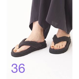 プラージュ(Plage)の【CAMINANDO】SHEARING THONG SLIDES サンダル36(サンダル)