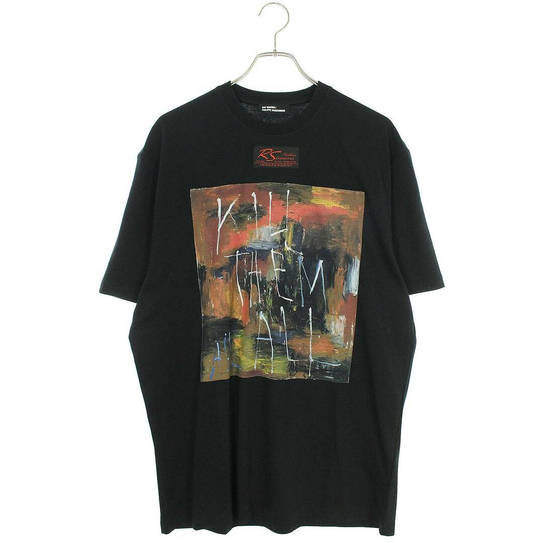 ラフシモンズ ×PHILIPPE VANDENBERG  23S  231-137A フロントプリントTシャツ  メンズ S