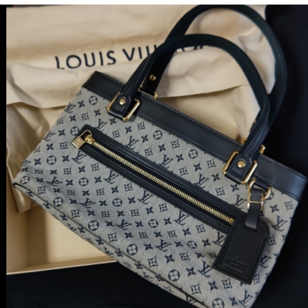 LOUIS VUITTON - ルイヴィトン バッグ ルシーユ PM ミニ ハンド ブルー