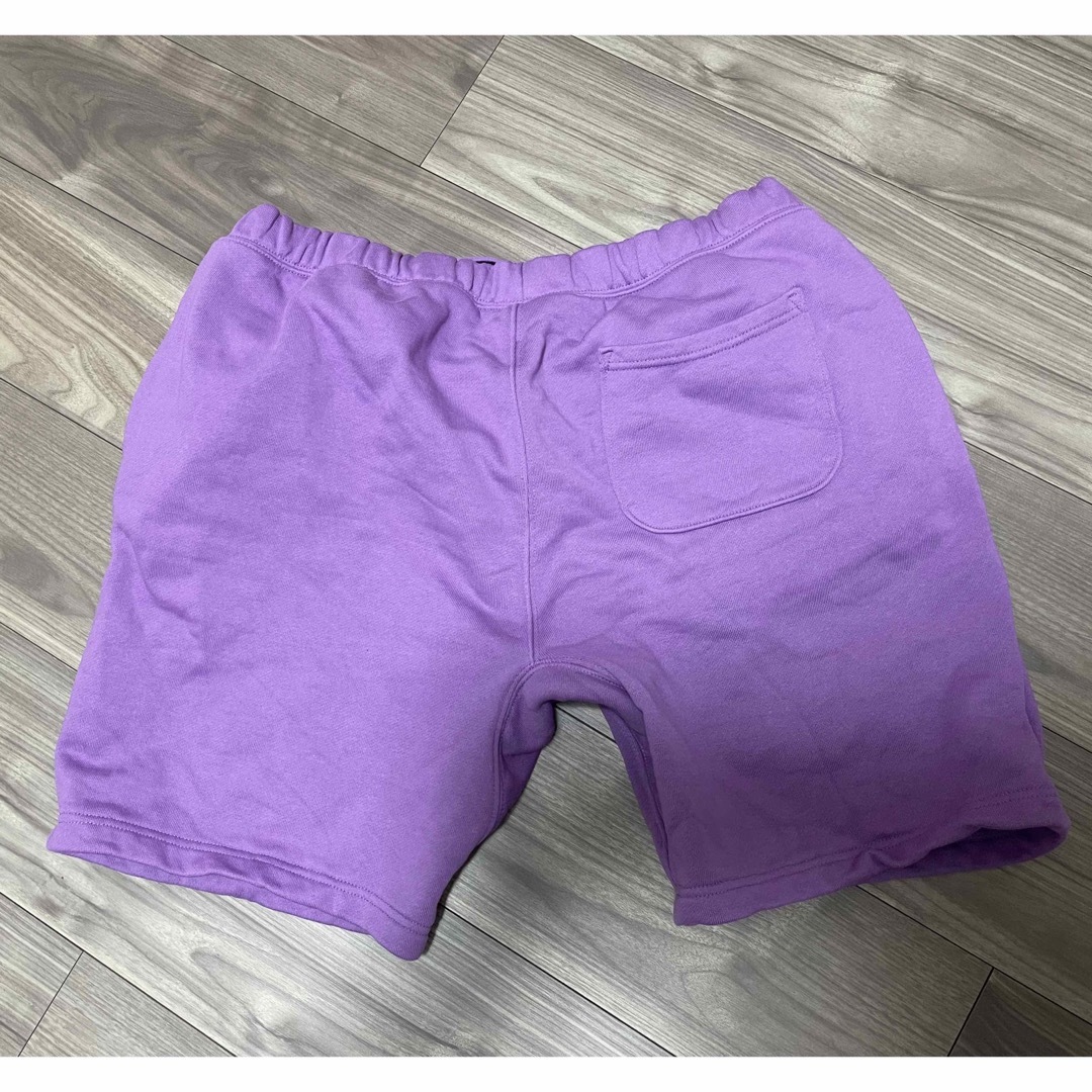 H&H(エイチアンドエイチ)のH&M ハーフパンツ　ショートパンツ　紫　パープル　 Lサイズ　短パン メンズのパンツ(ショートパンツ)の商品写真