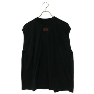 ラフシモンズ(RAF SIMONS)のラフシモンズ  23SS  231-129B ロゴパッチノースリーブ  メンズ XS(タンクトップ)