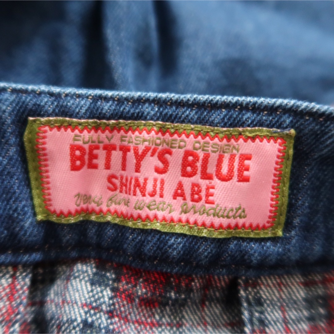 BETTY'S BLUE(ベティーズブルー)のベティーズブルー エイミーちゃん デニムスカート 平成レトロ レア Mサイズ レディースのスカート(ミニスカート)の商品写真