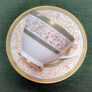 ミントン(MINTON)の美品 ミントン アラゴン カップ＆ソーサー(グラス/カップ)