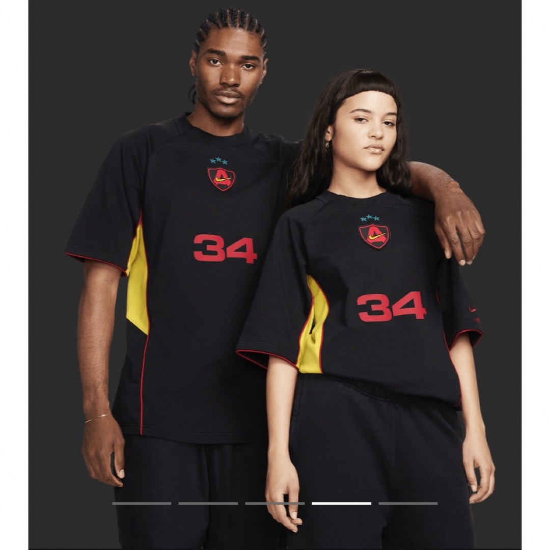 NIKE(ナイキ)のXXL 超希少サイズNike AMBUSH Uniform Top Black レディースのトップス(Tシャツ(半袖/袖なし))の商品写真