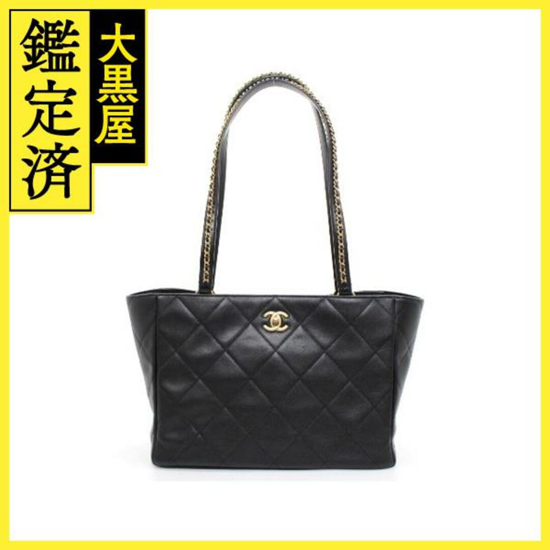 CHANEL(シャネル)のCHANEL　マトラッセ トートバッグ　ブラック/GP　レザー 【200】 レディースのバッグ(トートバッグ)の商品写真