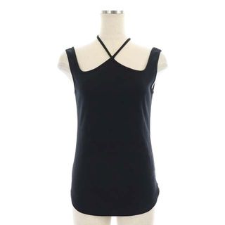 ルシェルブルー(LE CIEL BLEU)のルシェルブルー 2way Tank Top タンクトップ ノースリーブ 36 黒(タンクトップ)